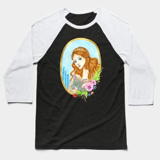 The Princess & Cat Baseball T-Shirt